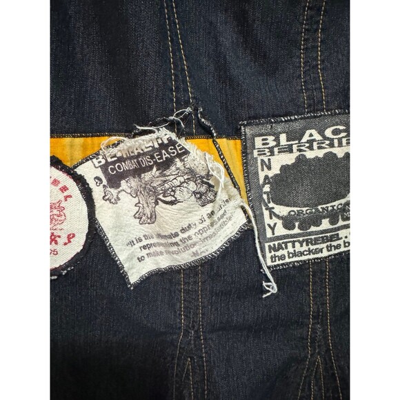 BISOU BISOU MICHELLE BOHBOT SPECIAL EDITION DENIM NATTY REBEL SKIRT size 2 - Picture 7 of 10